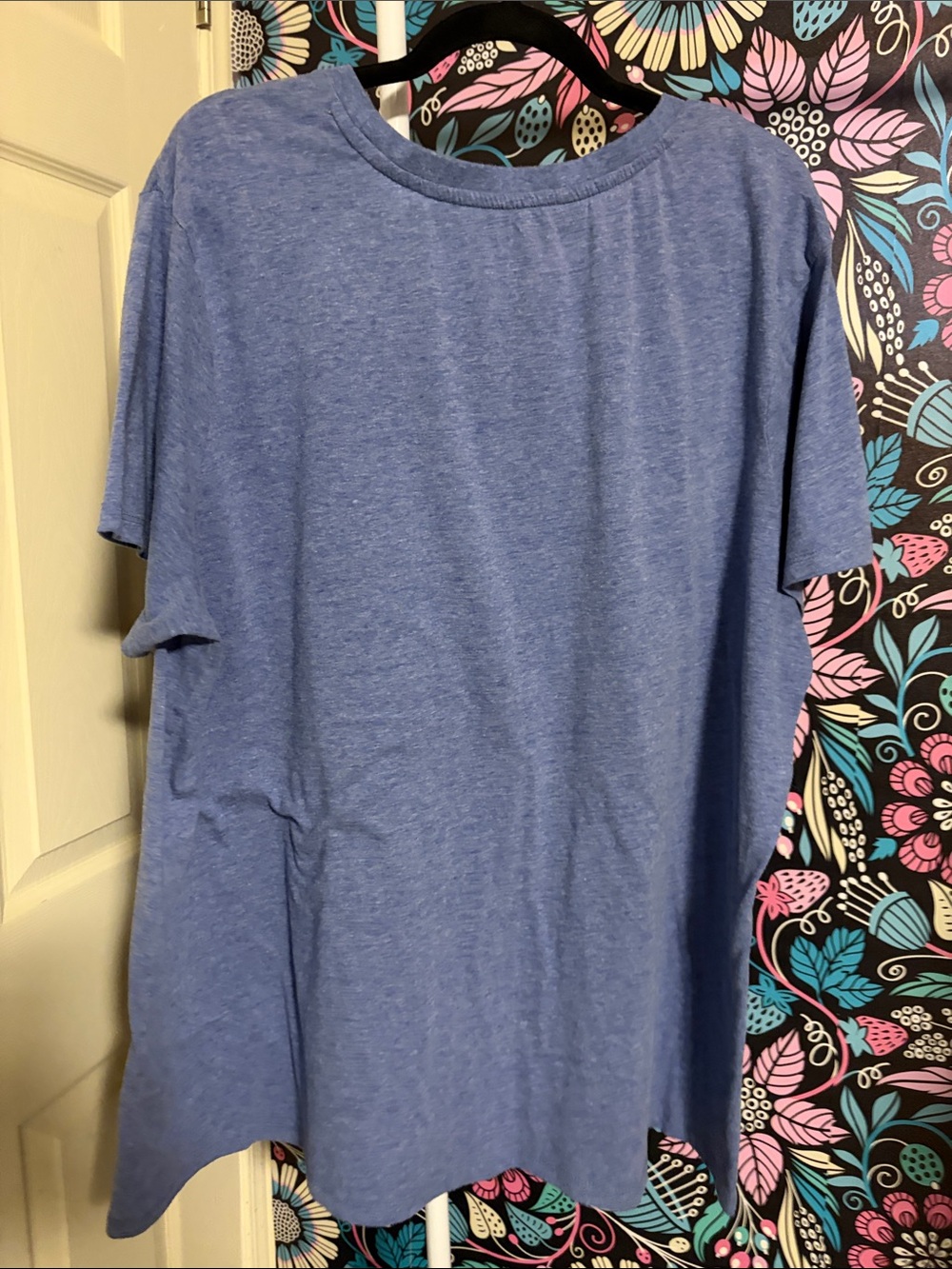Disney Blue Heather 'Imagination' Mickey Mouse Graphic Tee with Yellow Accents - Picture 4 of 4